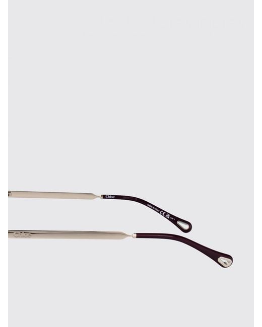 Chloé Pink Chlo&Eacute Ch0281S Metal Sunglasses