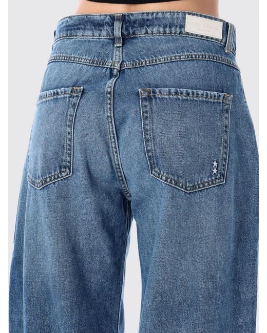 ICON DENIM Blue Bea Mid-Rise Wide-Leg Jeans