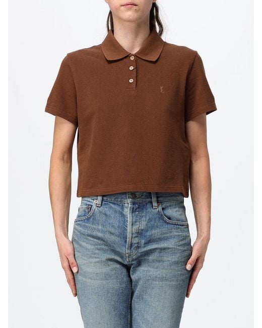 Saint Laurent Blue Polo Shirt