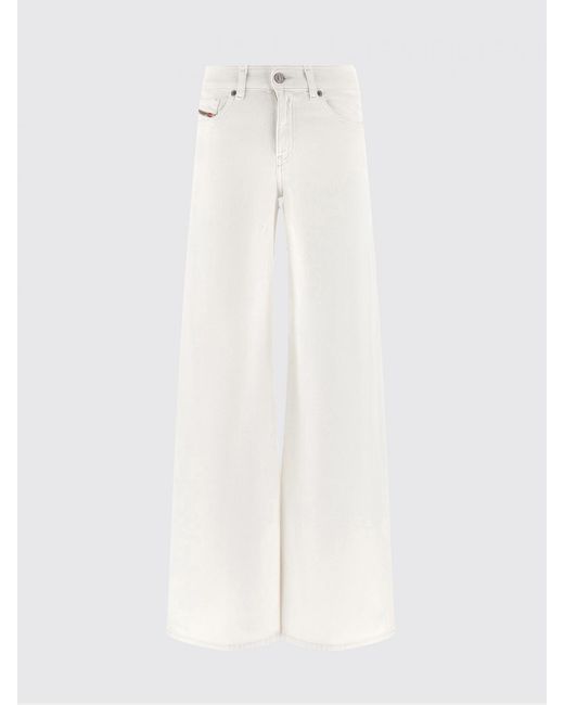 DIESEL White D-Akemi Flared Jeans