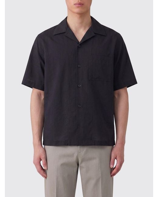Hevò Black Bowling Shirt for men