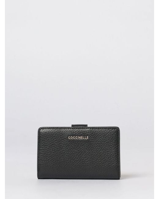 Coccinelle Gray Grained Leather Wallet