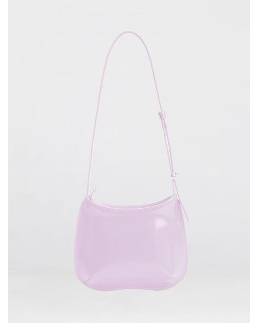Jacquemus Pink Le Petit Bisou Brushed Leather Bag