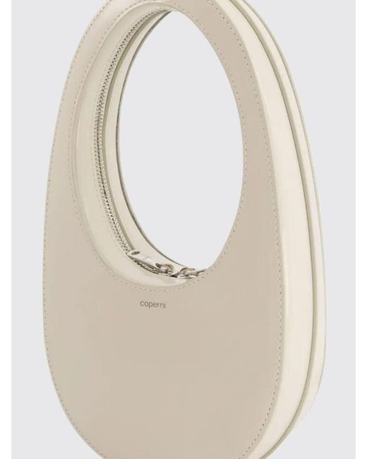 Coperni White Swipe Leather Bag