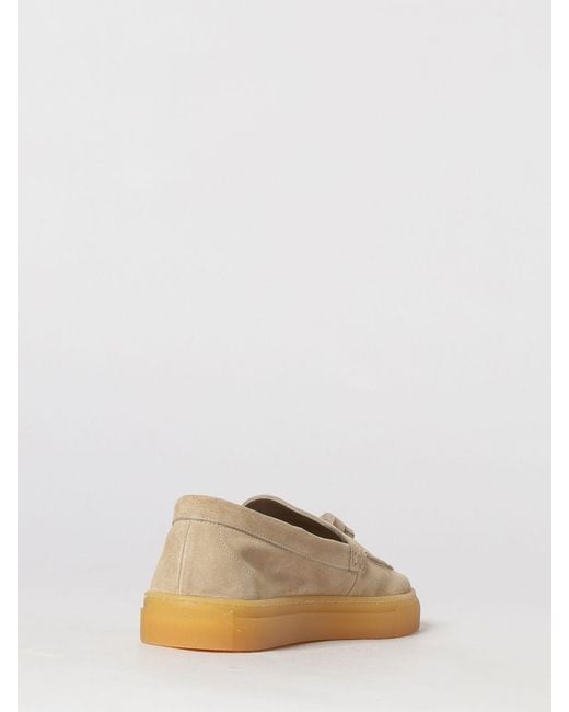 COPENHAGEN Natural Paia Suede Loafers With Tassels for men