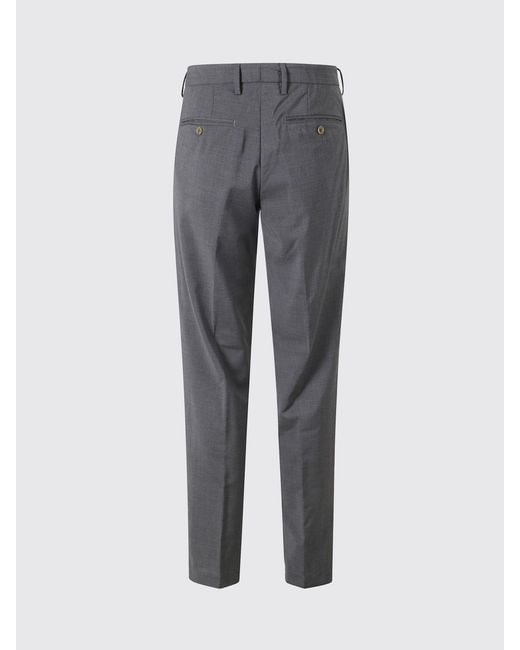 Myths Gray Wool Tailored Trousers for men