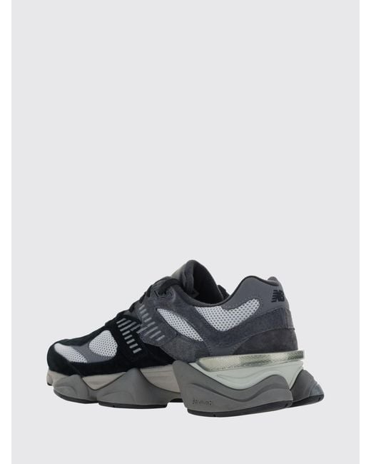 New Balance Black 9060 Suede And Mesh Sneakers With A Chunky Sole for men