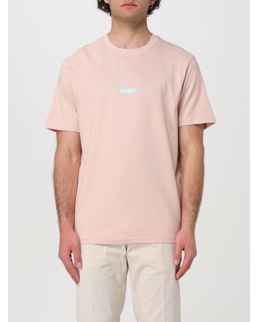 HUGO Pink T-shirt for men