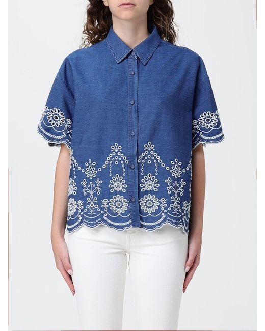 Mc2 Saint Barth Blue Top