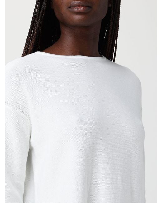 Max Mara White Wool Knit
