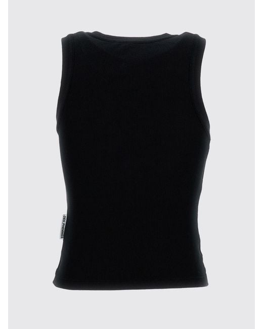 Des Phemmes Black Slim Fit Cotton Evening Top With All-Over Bows And Rhinestones