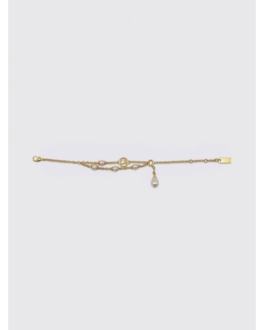 Chloé White ChloÉ Brass Bracelet With Synthetic Pearls