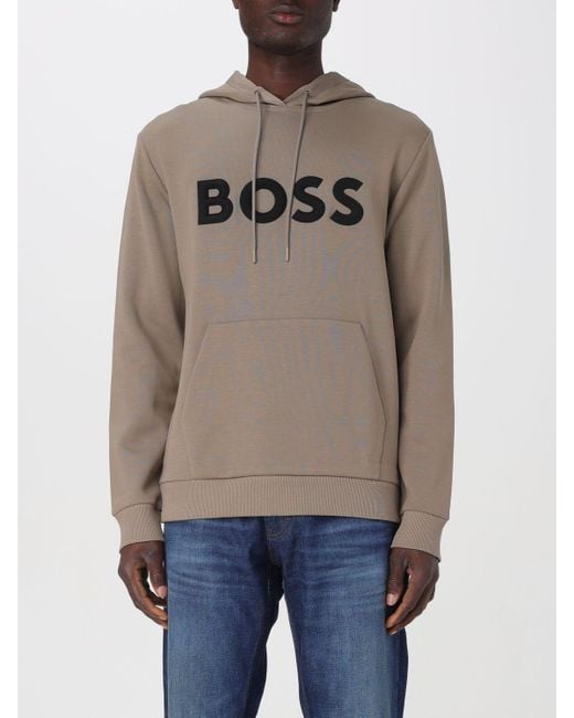 Sweatshirt Boss pour homme en coloris Gray