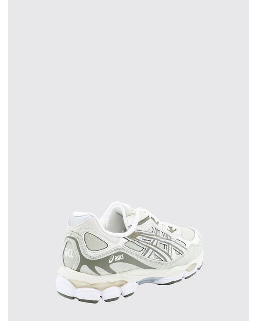 Asics White Gel-Nyc Low-Top Sneakers for men