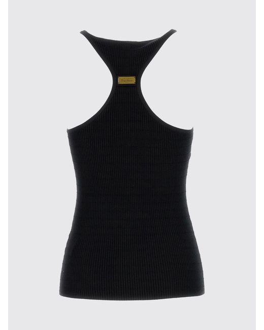 Elisabetta Franchi Blue Jersey Tank Top