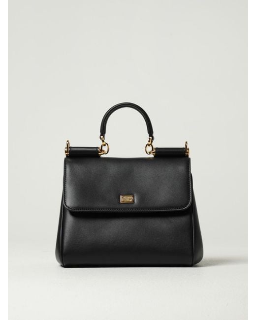 Dolce & Gabbana Black Dolce &Amp Gabbana My Sicily Calf Leather Bag