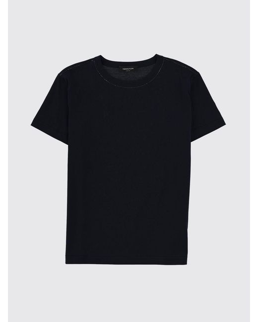 Fabiana Filippi Blue Basic Cotton T-Shirt