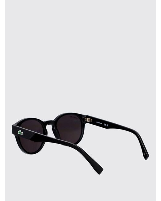 Lacoste Black Acetate Sunglasses for men