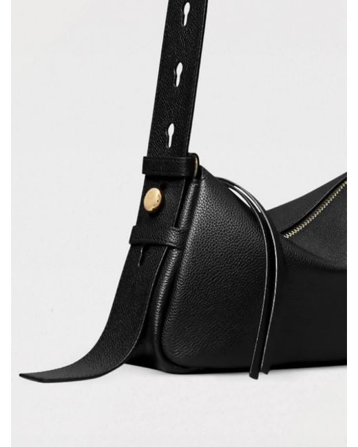 Tory Burch White Romy Hammered Leather Bag