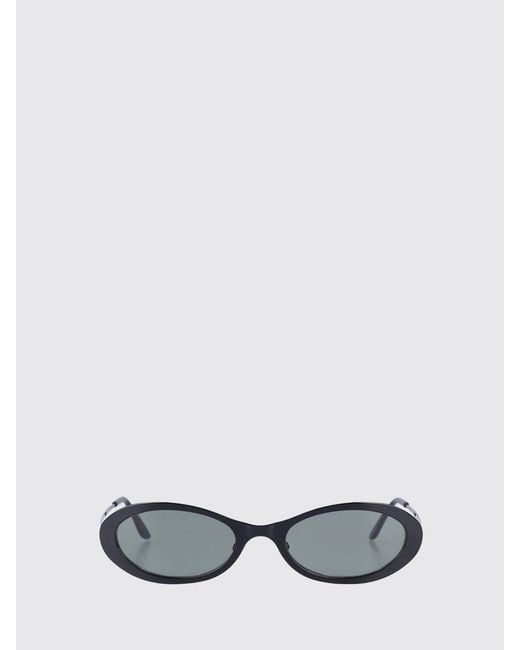 Our Legacy White Tad Acetate And Metal Sunglasses