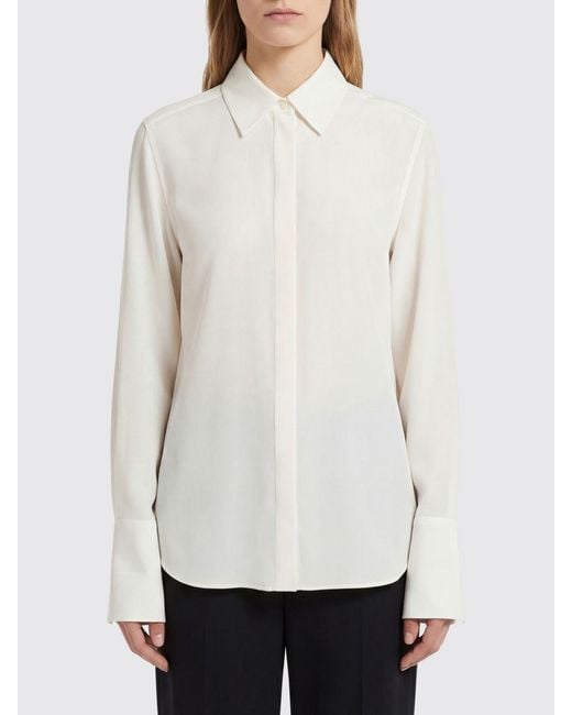 Sportmax White Classic Silk Shirt