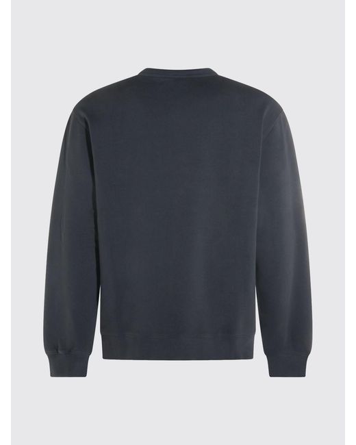 Carhartt Blue Crew-Neck Sweatshirt With Logo for men