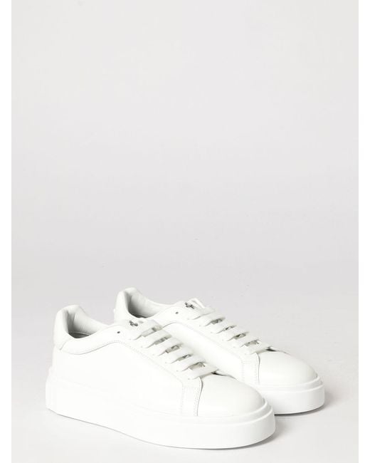 Cesare Paciotti White Leather Sneakers for men