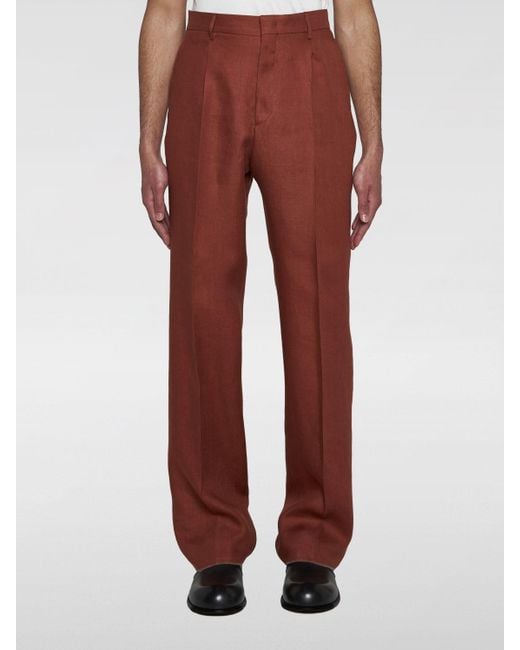 Pantalon Tagliatore pour homme en coloris Red