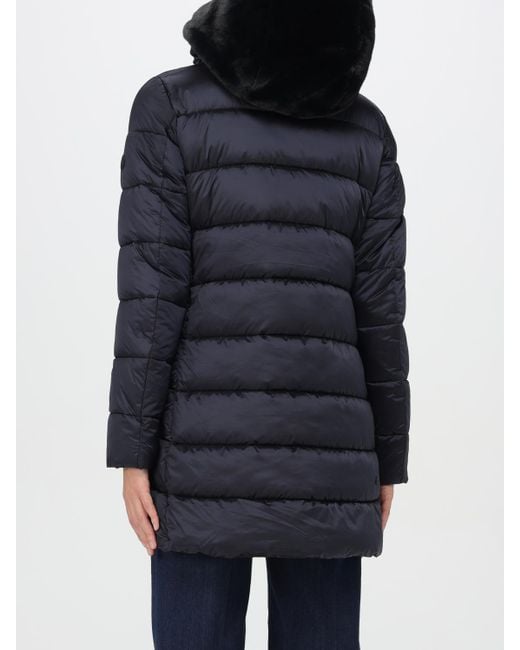 Save The Duck Blue Hooded Puffer Jacket