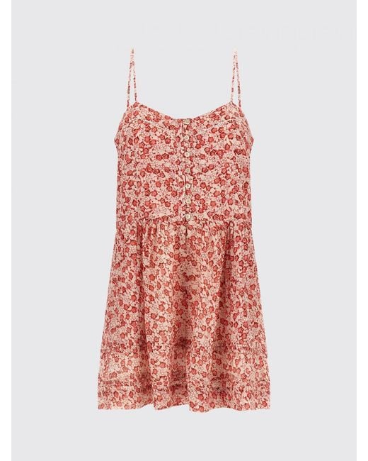 Mono De Algodón Estampado Isabel Marant de color Red