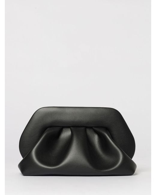 THEMOIRÈ Black Themoir&Egrave Bios Vegan Leather Clutch