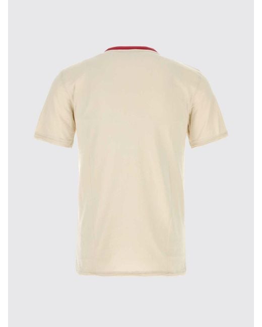 Dolce & Gabbana Natural Dolce &Amp Gabbana Cotton T-Shirt With Logo for men