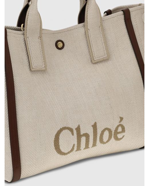 Bolso De Mano Mujer Chloé de color Natural