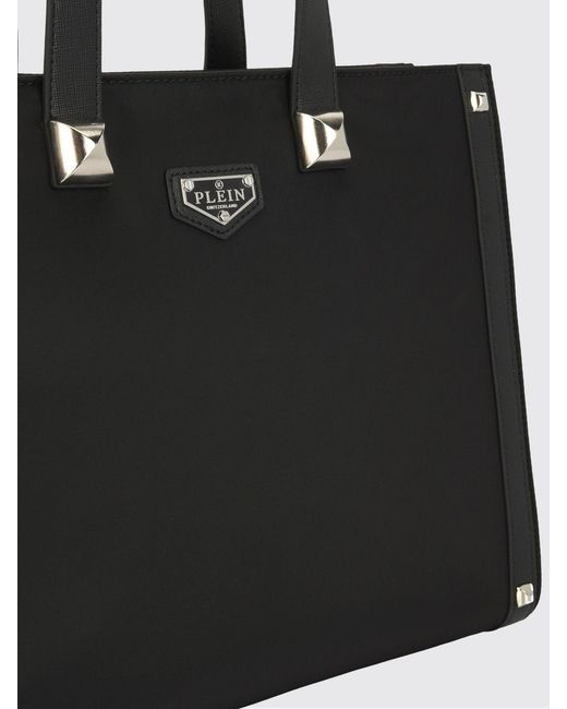Philipp Plein Black Tote Bag