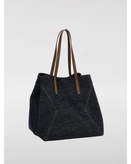 Borsa Bc Duo di Brunello Cucinelli in Blue