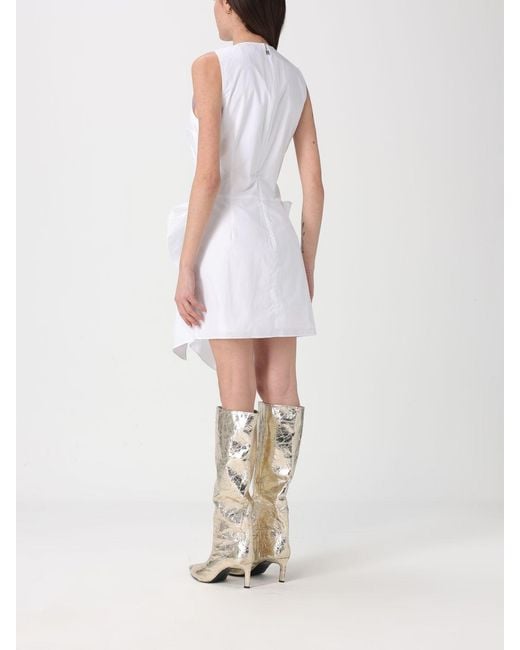 ROTATE BIRGER CHRISTENSEN White Organic Cotton Dress