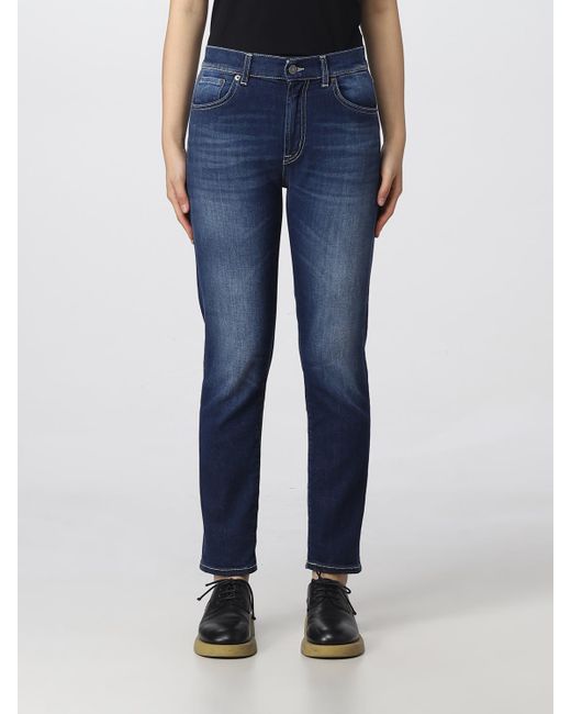Dondup Blue Hose Damen