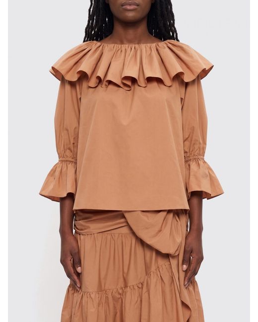 Chloé Brown ChloÉ Cotton Blouse