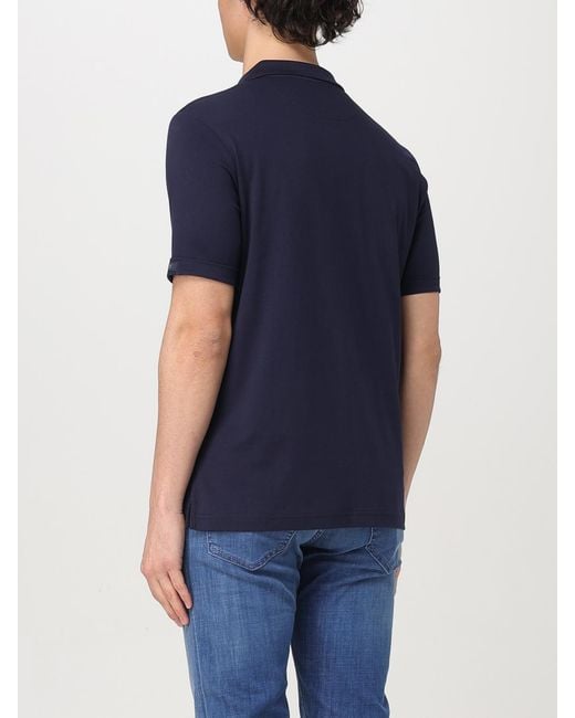 Fay Blue Polo Shirt for men