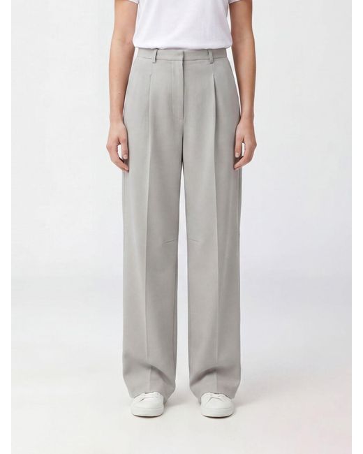 MM6 by Maison Margiela Gray Wool Blend Palazzo Trousers