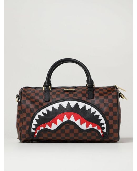 Borsa Sawtooth Sharks di Sprayground in Brown da Uomo