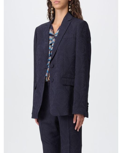 Etro Blue Blazer Damen