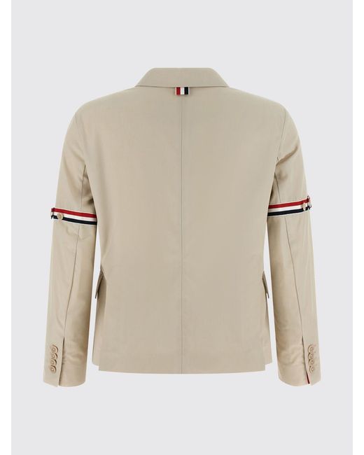 Thom Browne Natural Cotton Single-Breasted Blazer