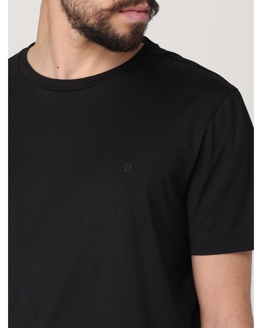 Dondup Black T-Shirt for men