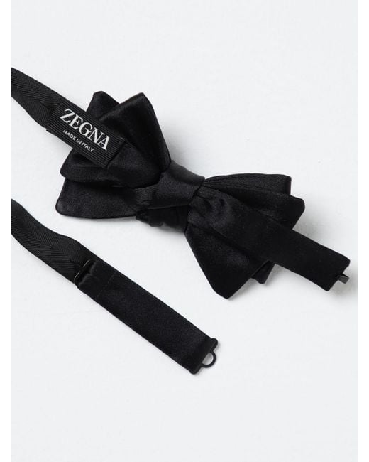 Zegna Black Bow Tie for men