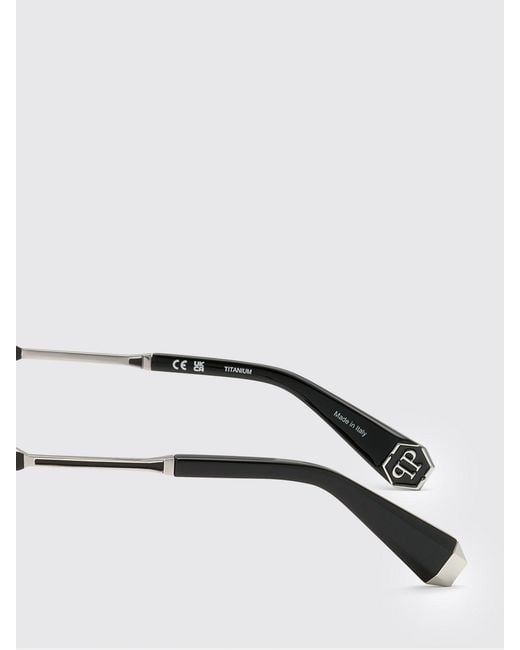 Philipp Plein Gray Sunglasses for men