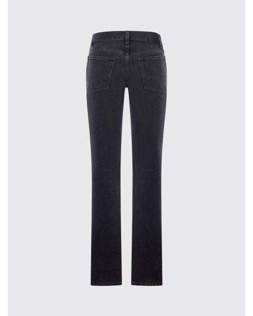 Saint Laurent Blue Ash Straight Denim Jeans
