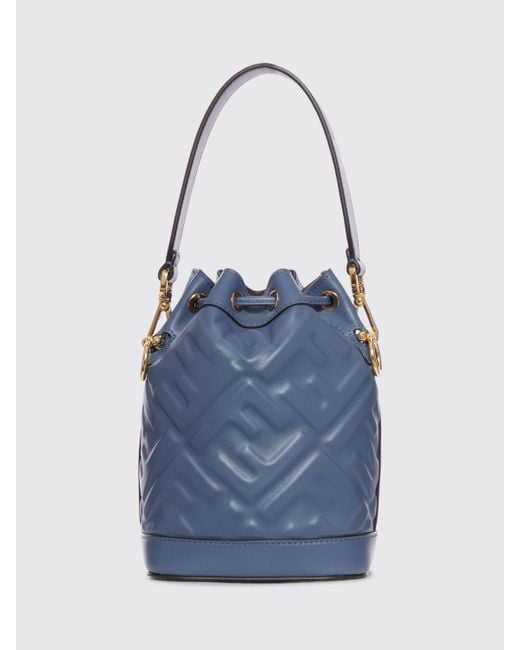 Fendi Blue Schultertasche Damen