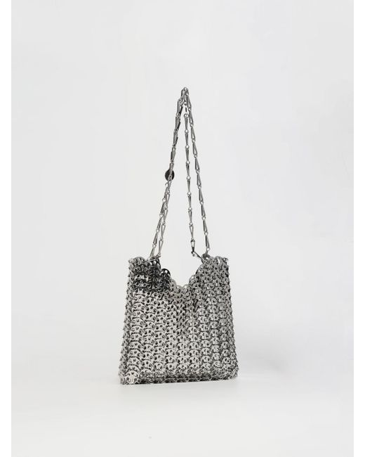 Rabanne White Handtasche Damen
