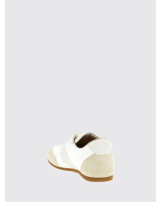 Lemaire White Leather Sneakers for men